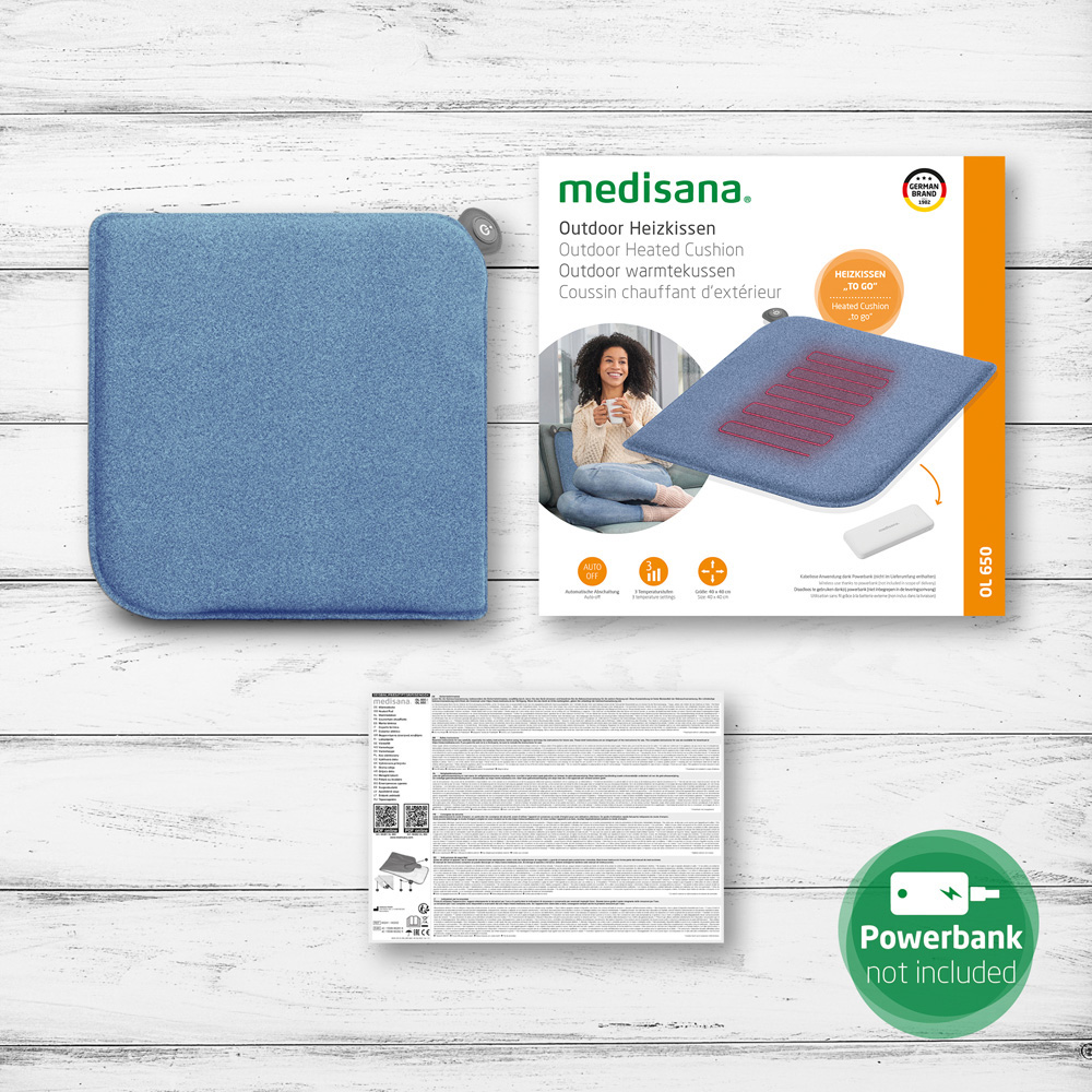 Medisana OL 650 Blue Outdoor Heat Pad Image 5