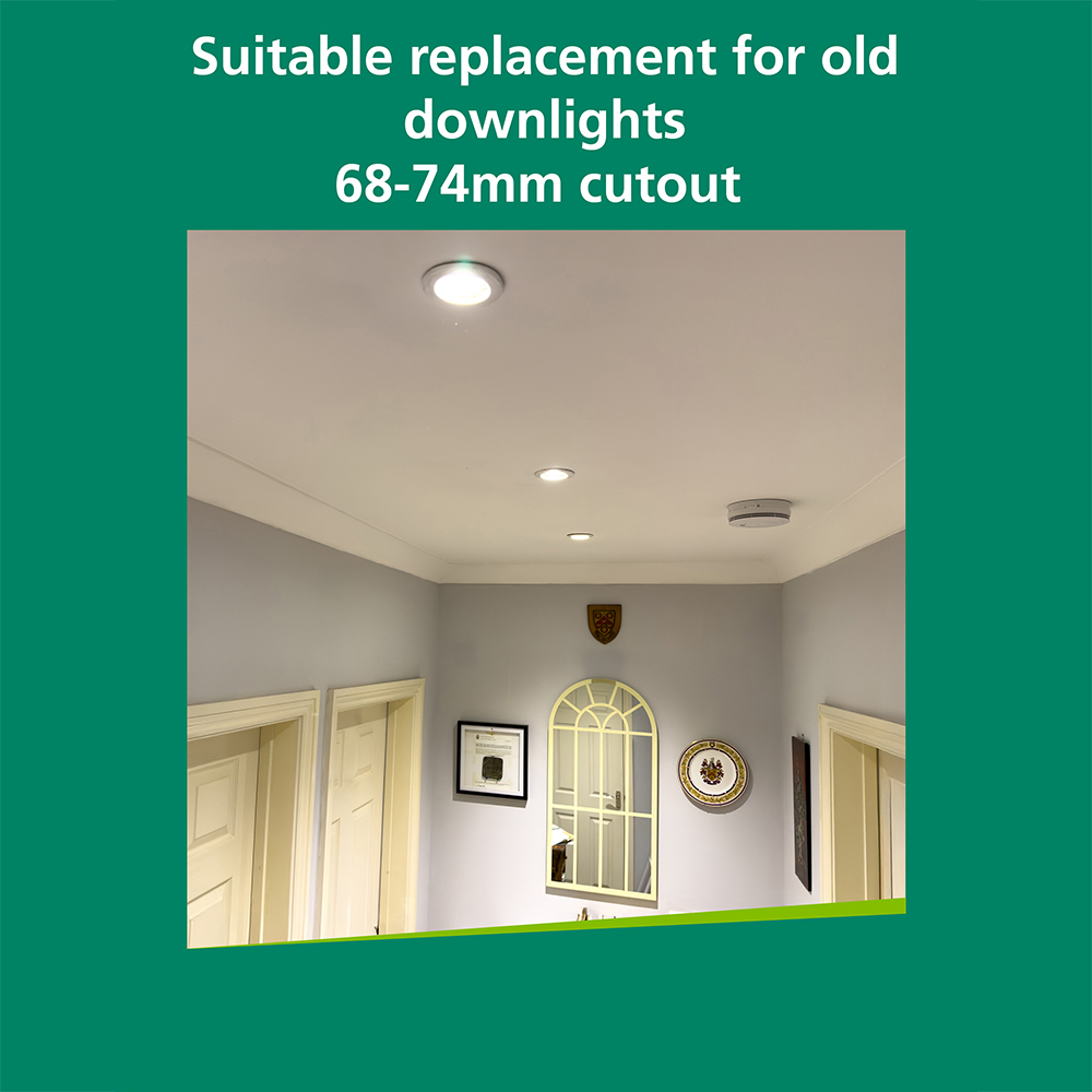 Sylvania SylSpot 6 Pack Neutral White Recessed 4.8W LED Spotlight Image 8