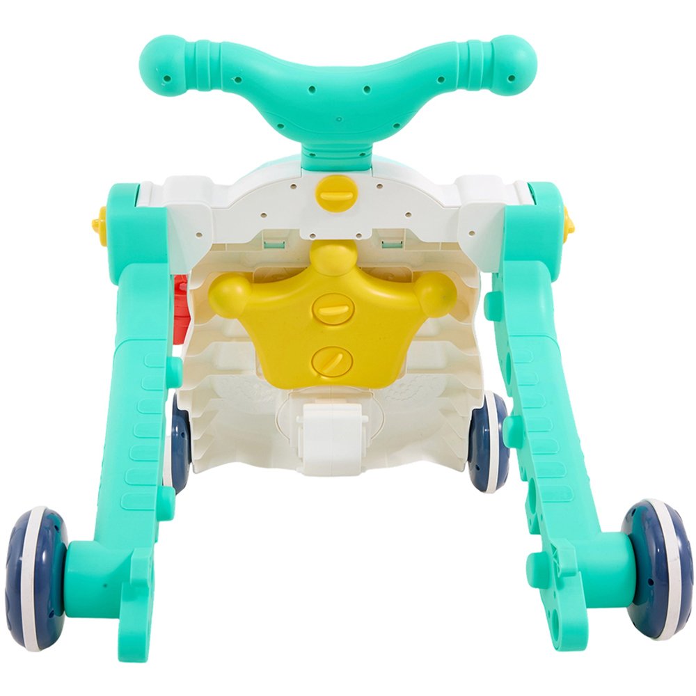 H&O Direct 4-in-1 Green Baby Walker and Activity Centre with Music Image 4