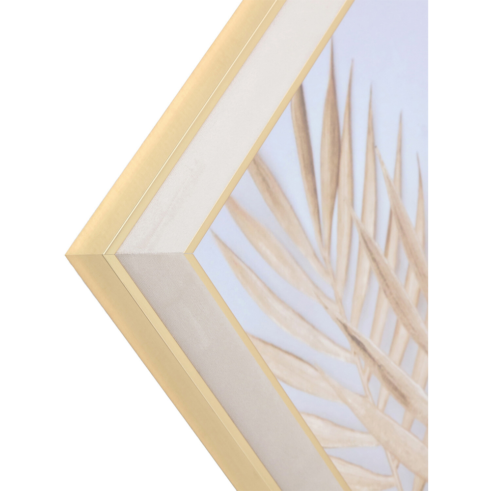 Gold Edge Velvet Photo Frame Neutral 16 x 12 inch Image 6