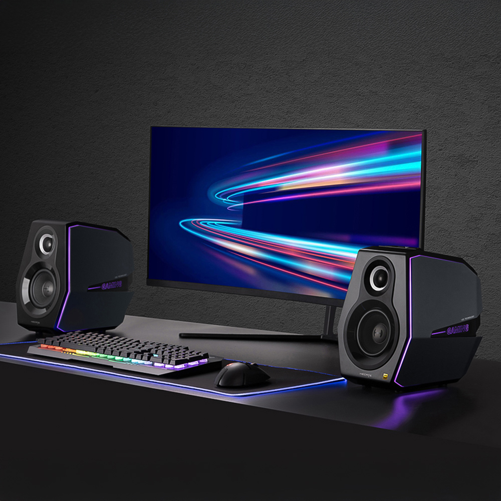 Edifier G500 2.0 Black Bluetooth Gaming Speakers with RGB Lighting 88W Image 2