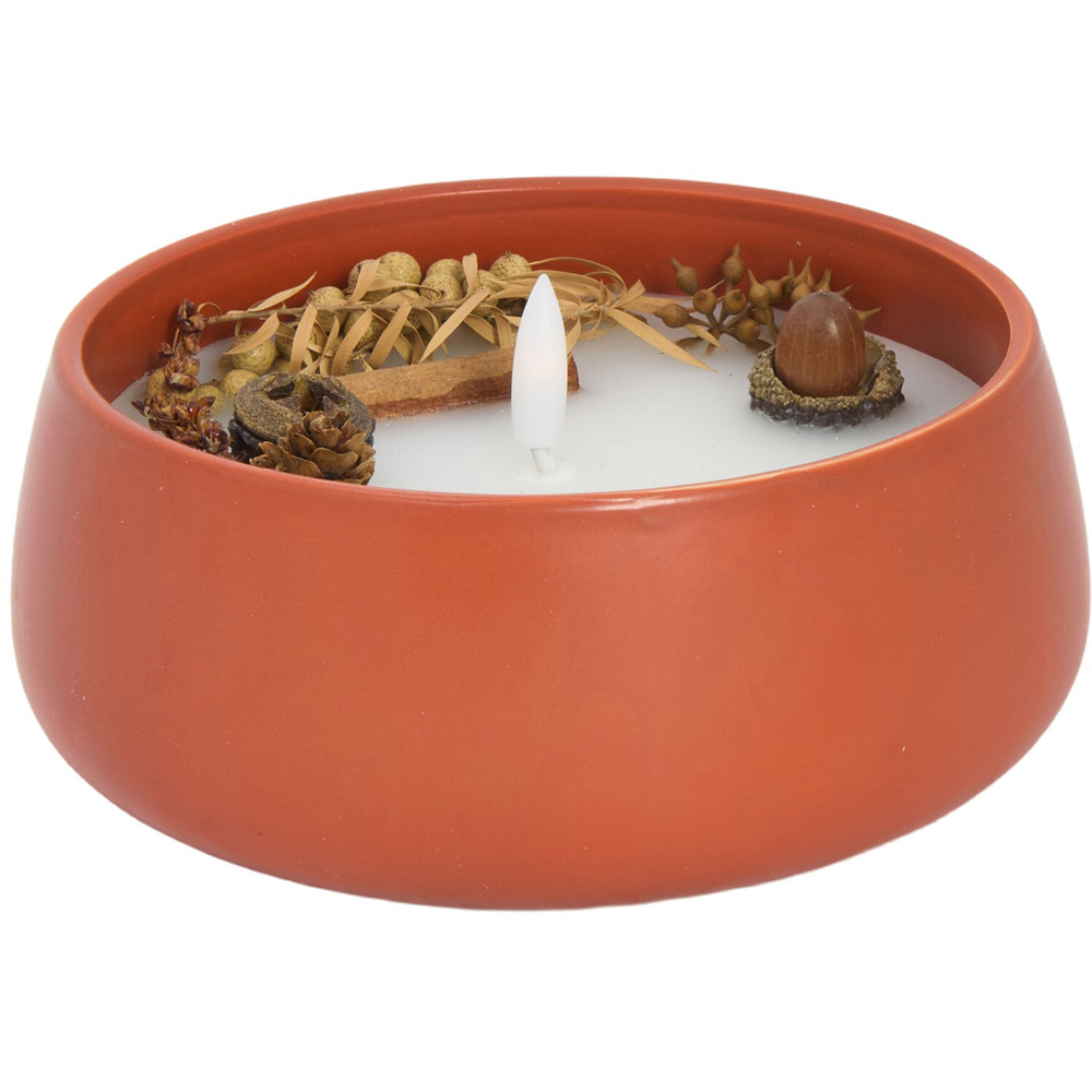 Cinnamon LED Bowl Candle Image 6