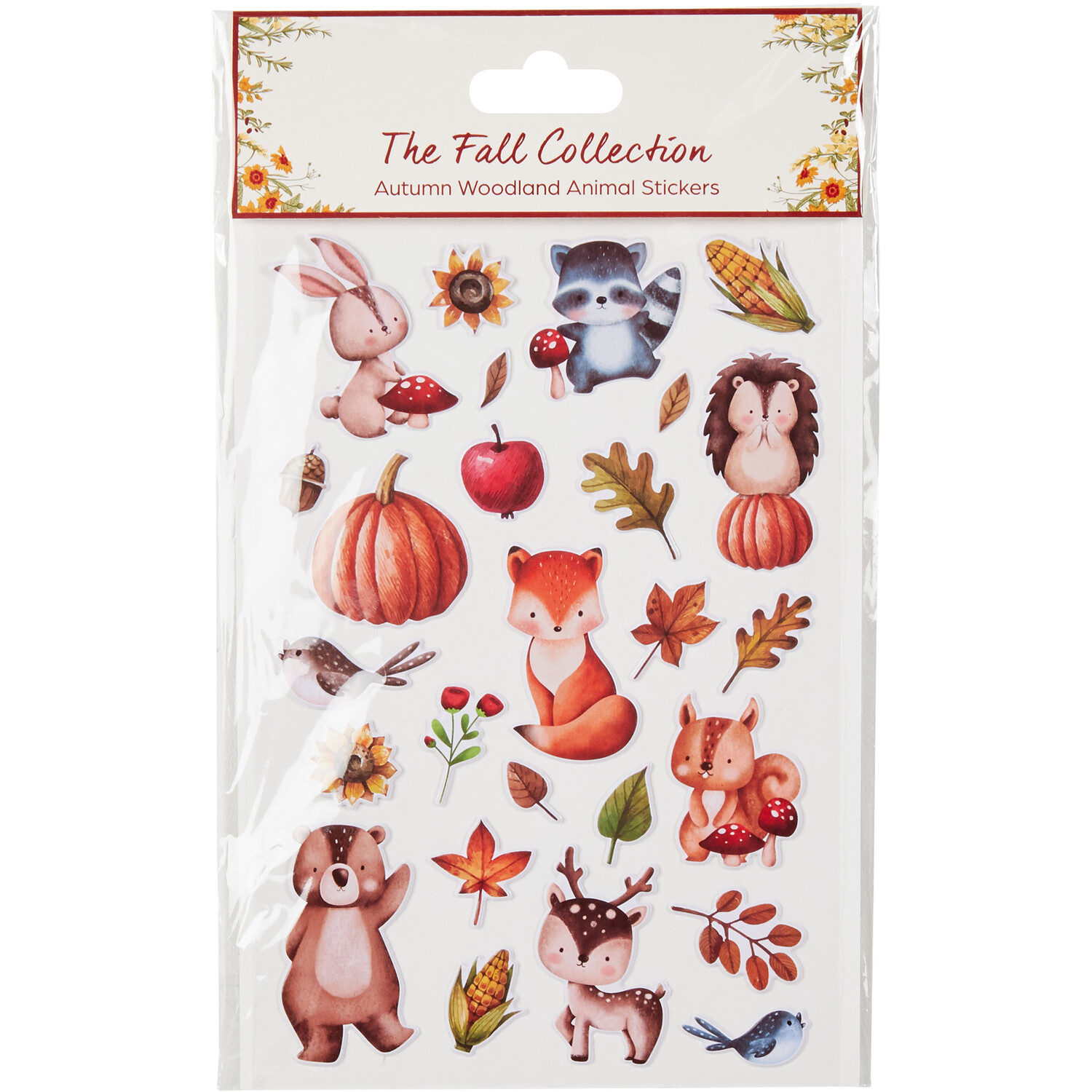 Autumn Woodland Animal Stickers Image 1