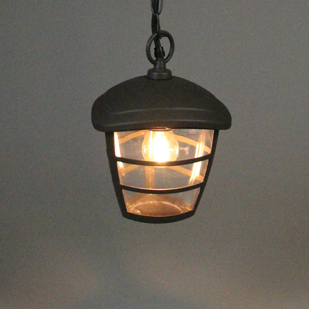 Luxform Brussels Anthracite Chain Lantern Image 2