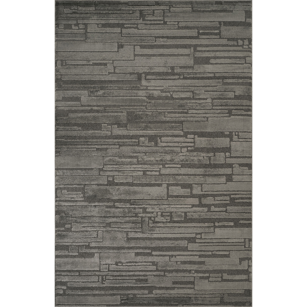 Desire Rugs Hamilton Dark Grey Bold Geometric Rug 120 x 170cm Image 1