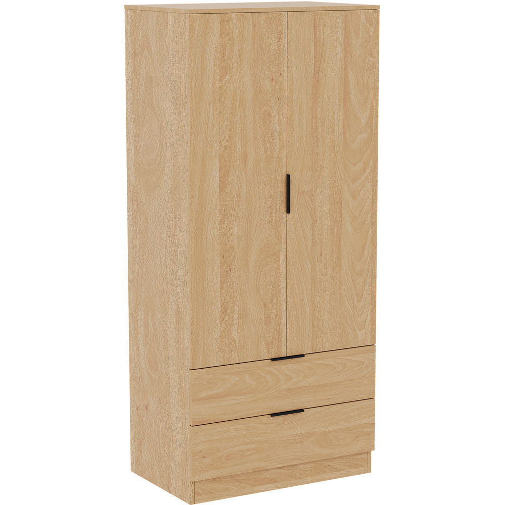 VIDA DESIGNS Trega 2 Drawer 2 Door Pine Wardrobe Image 2