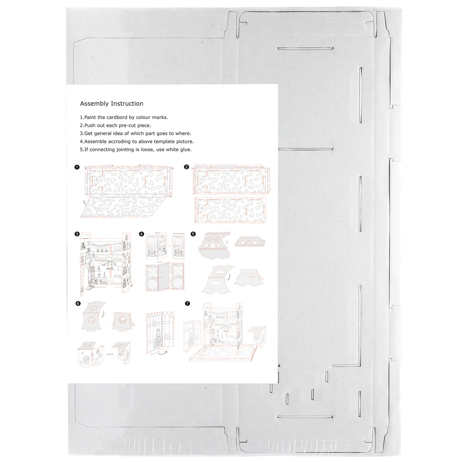 Colour Your Own Bunny House - White Image 2