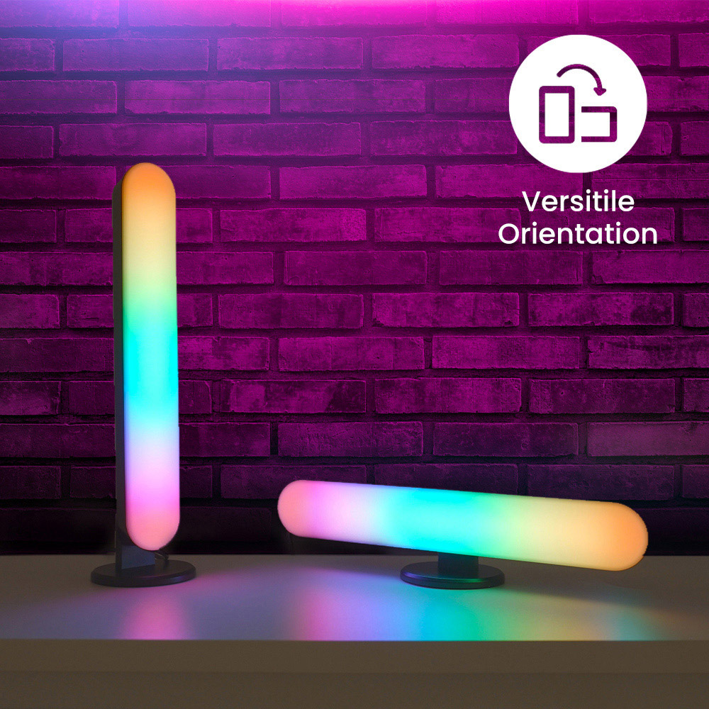 ValueLights Smart App-Control Music Sync RGBIC Light Bar 2 Pack Image 5