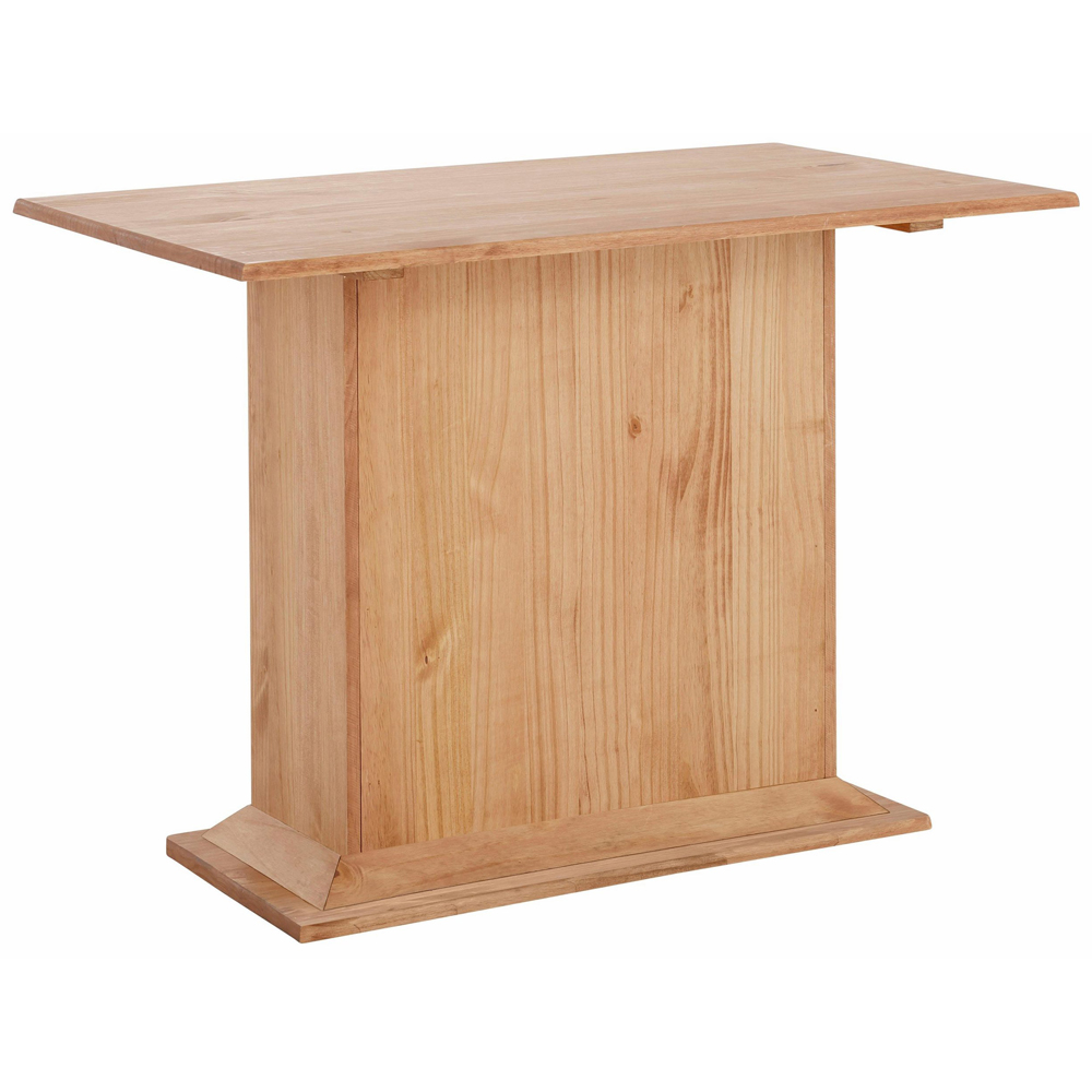 Loft24 Sara 4 Seater Solid Pine Fixed Top Dining Table Image 2