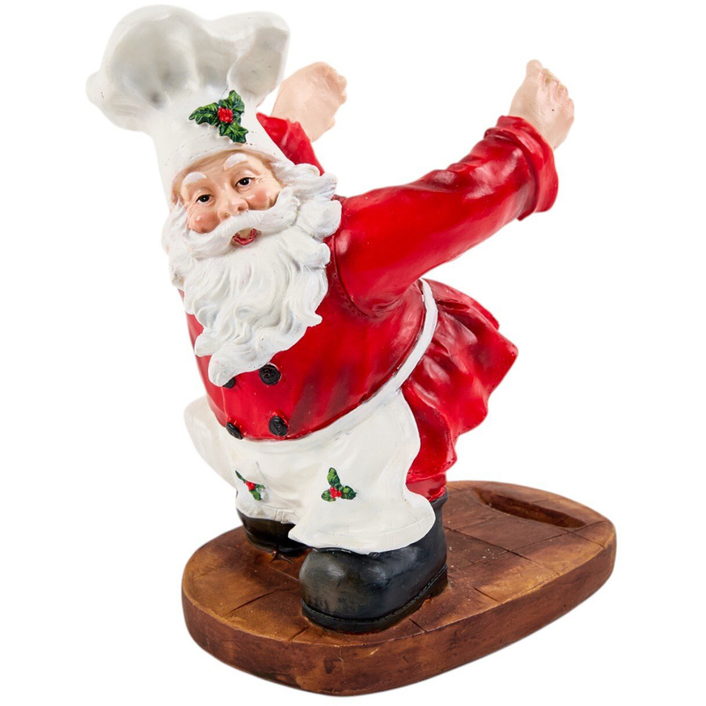 Chef Santa Wine Bottle Holder Image 3