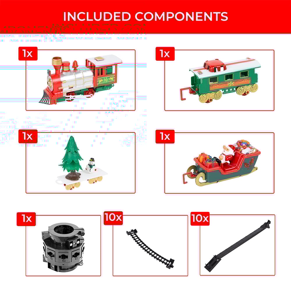The Christmas Workshop Christmas Tree Train Set Image 9