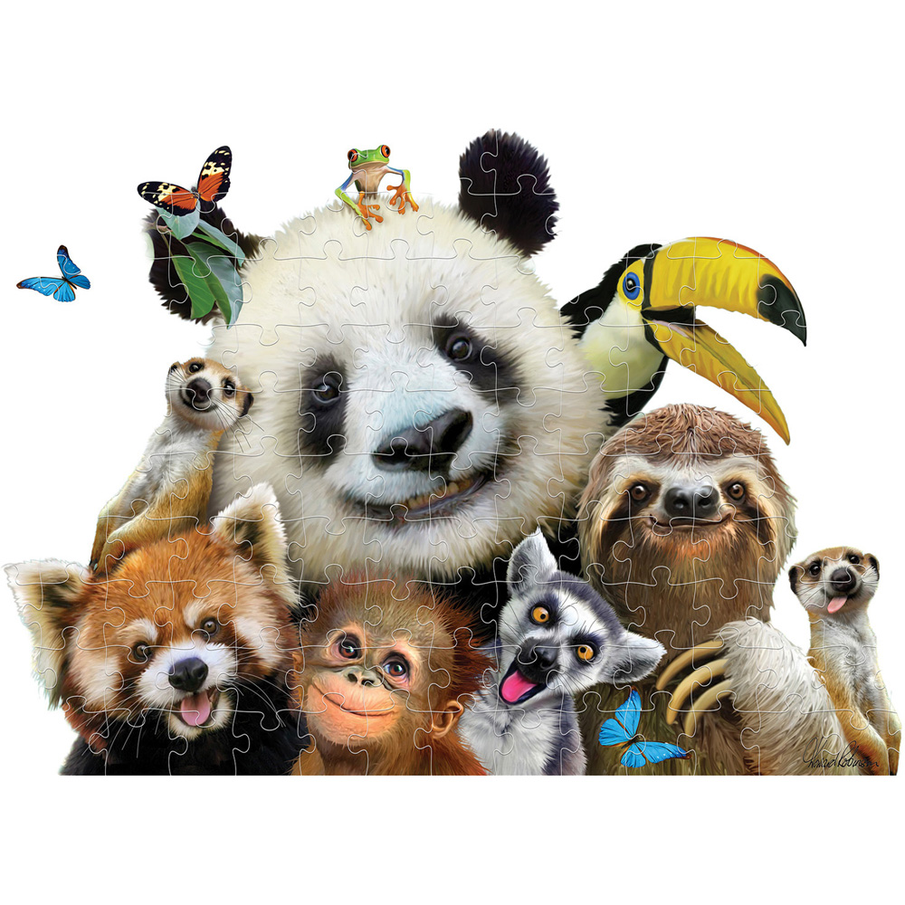 Prime 3D Bush Babies Selfie 150 Piece Jigsaw Puzzle Image 2