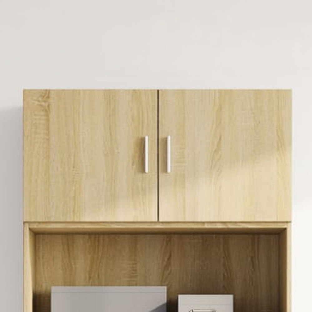 vidaXL 2 Door Sonoma Oak Wall Mounted Cabinet Image 1
