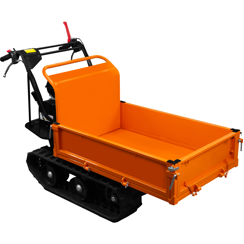 T-Mech Orange Tracked Mini Dumper Petrol Transporter Image 1