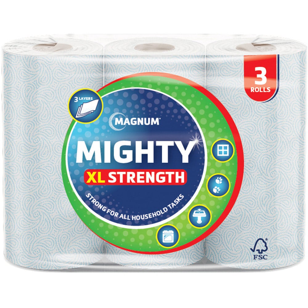 Magnum Mighty XL Strength Kitchen Towel 3 Pack Image