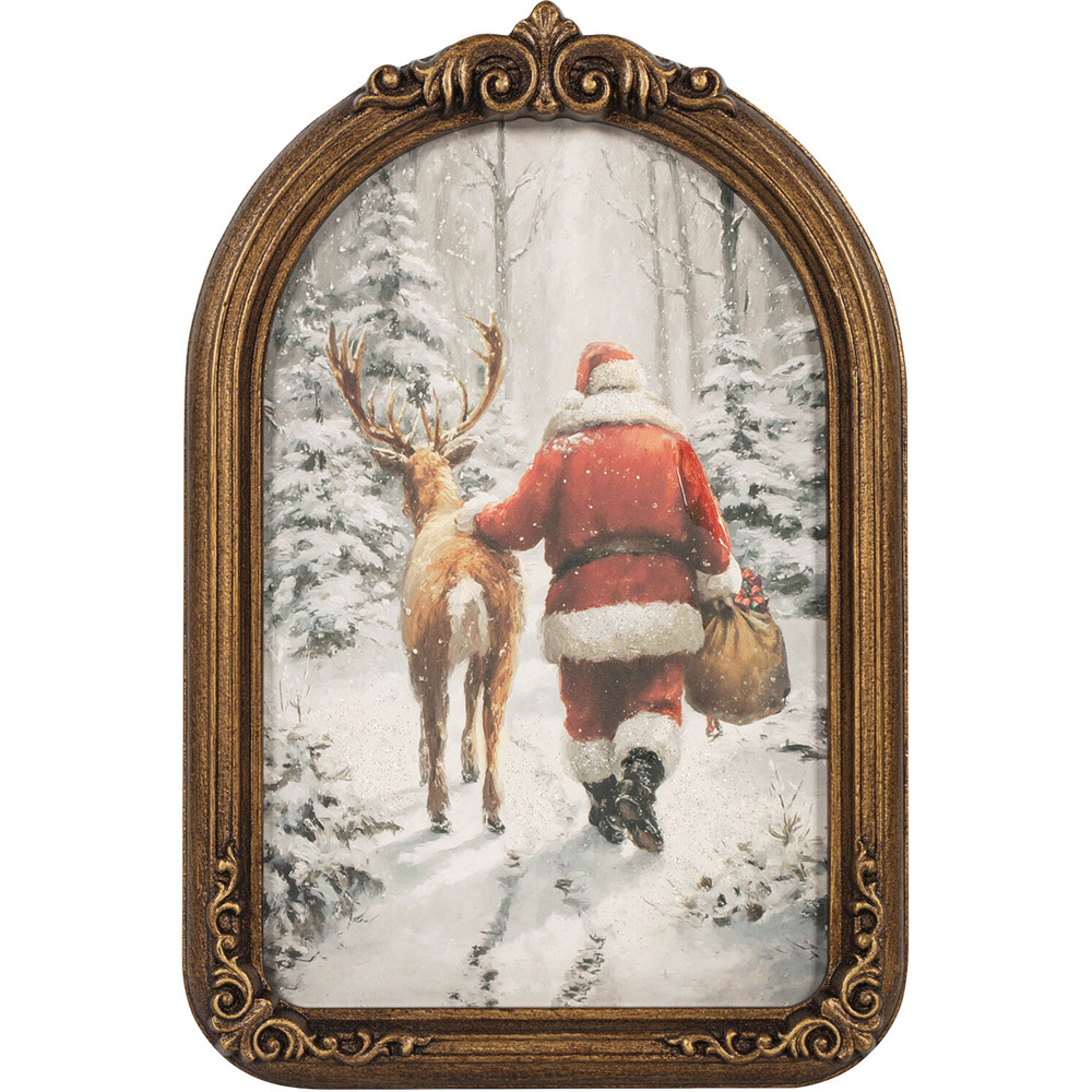 Ornate Vintage Christmas Framed Print Image 4