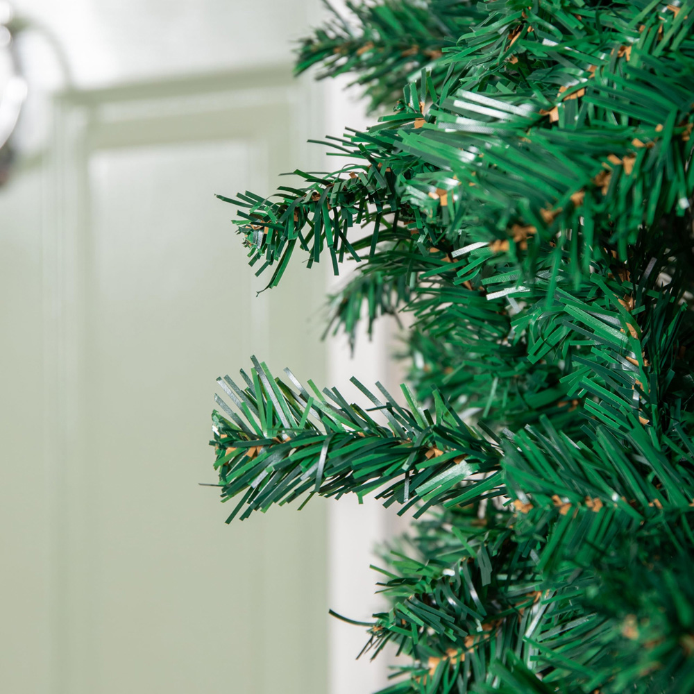 Samuel Alexander Double Door Plain Green Christmas Tree Arch with 2000 Tips 8ft Image 8