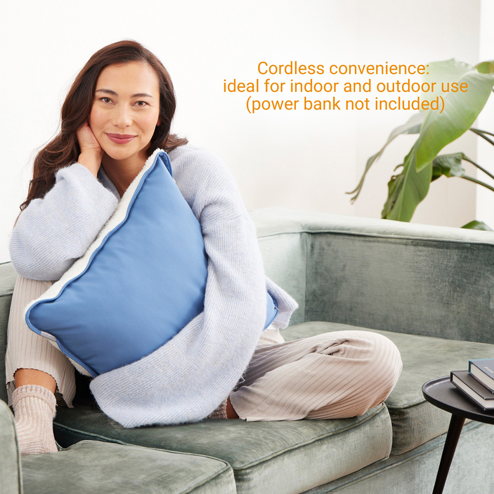 Medisana HC 150 Blue Interior Heated Cushion Line Image 4