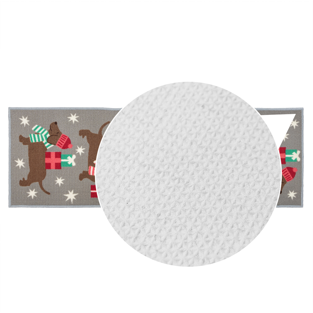 JVL Premium Christmas Doggy Gifts Nylon Pile Washable Runner 50 x 150cm Image 6