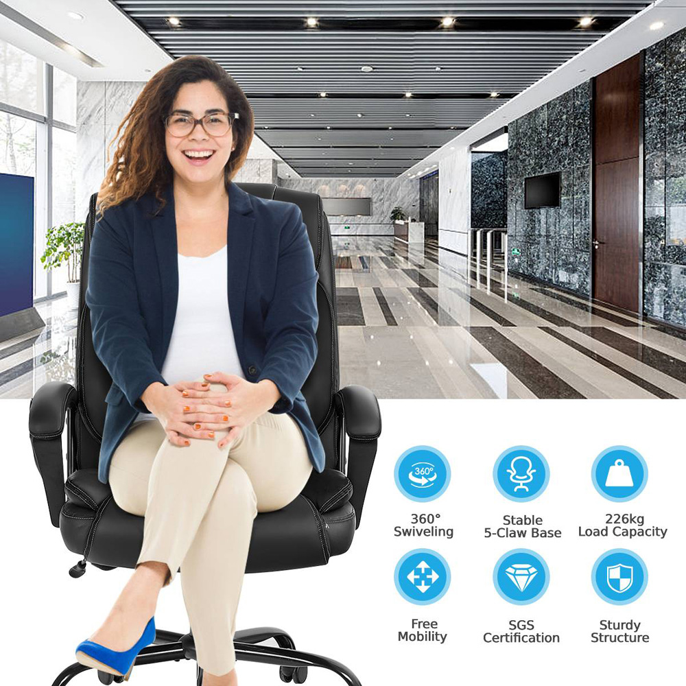 Costway Black 6 Point Office Massage Chair Image 7