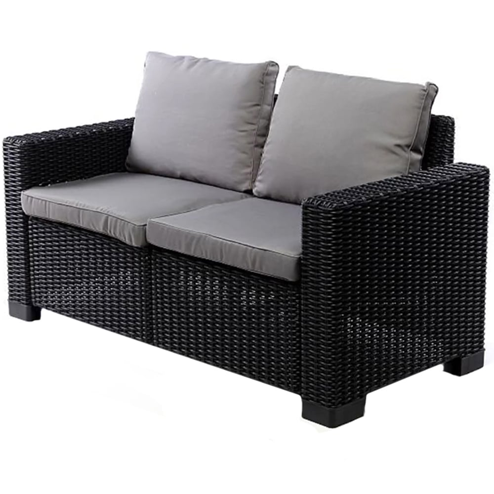 Keter California 3 Seater Graphite Outdoor Lounge Set Image 3