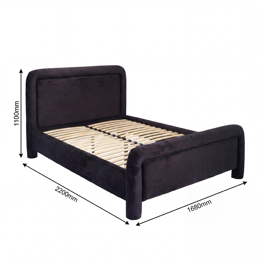 LPD Home Leonnie Black King Size Bed Image 5