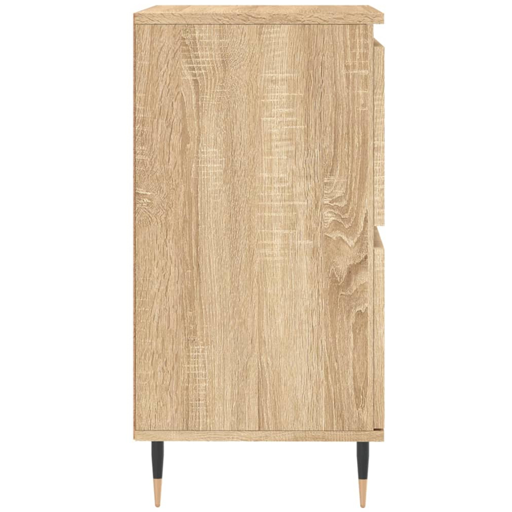 vidaXL 4 Door Sonoma Oak Sideboard Image 7