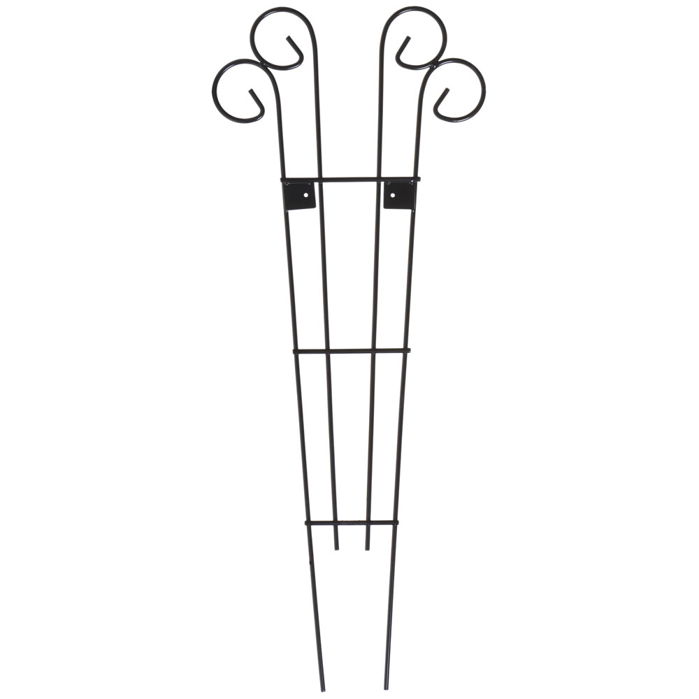 Wilko Metal Curved Trellis 75 x 30cm Wilko