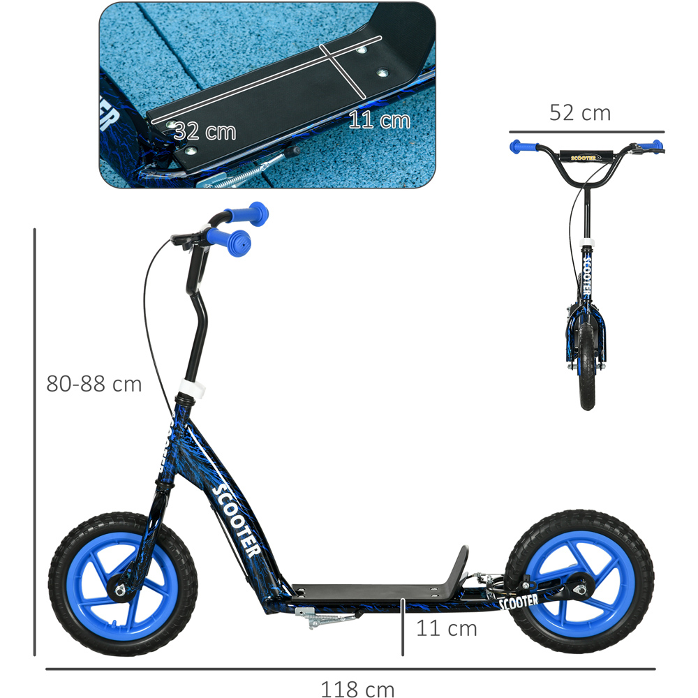 Tommy Toys AIYAPLAY Blue Adjustable Handlebar Kids Kick Scooter Image 9