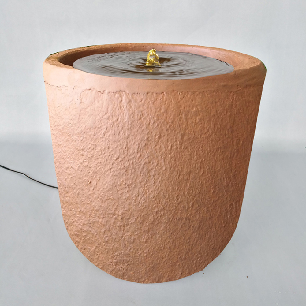 Heissner Zylinder Rust Water Feature Image 2