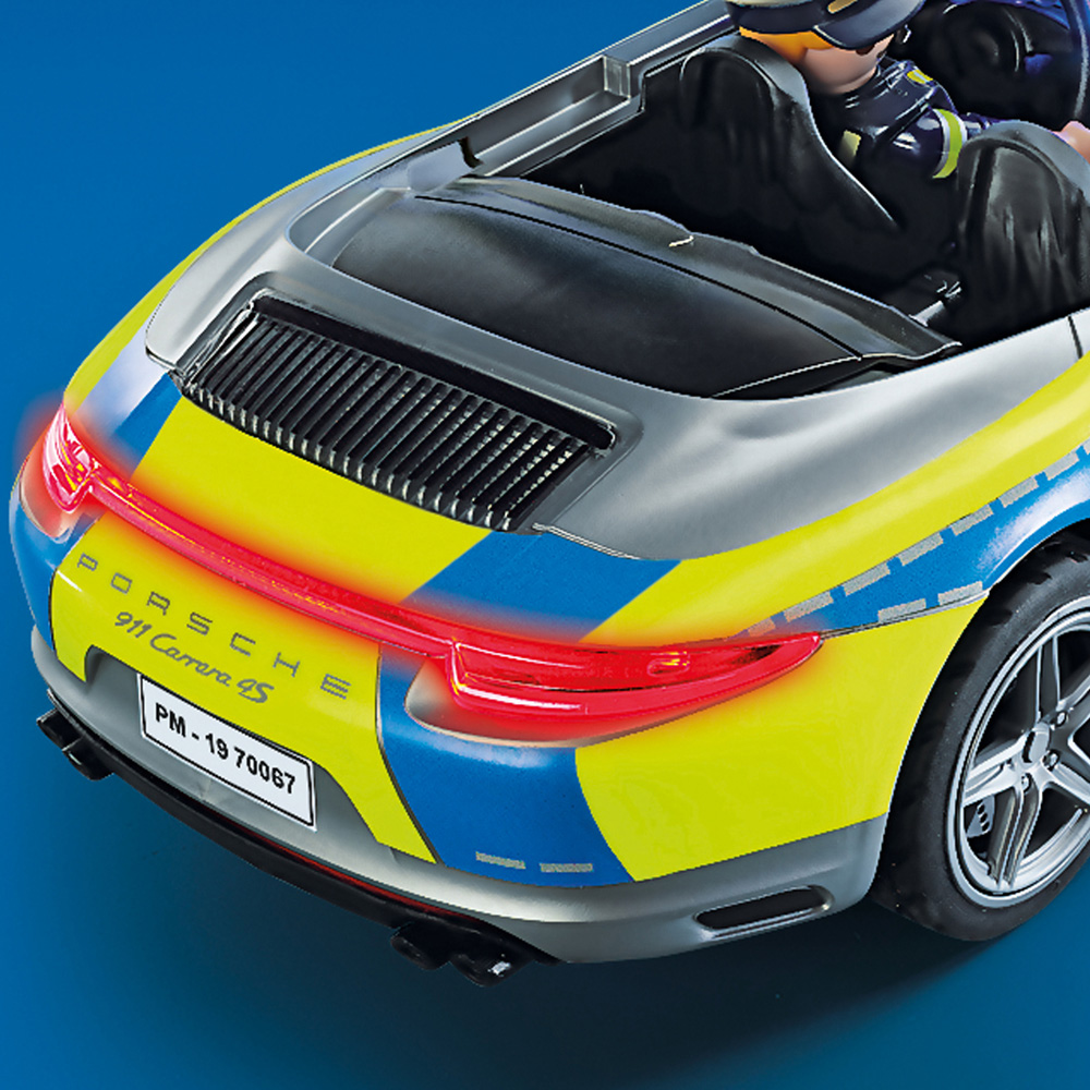 Playmobil Porsche 911 Carrera 4S Police Playset 36 Piece Image 7