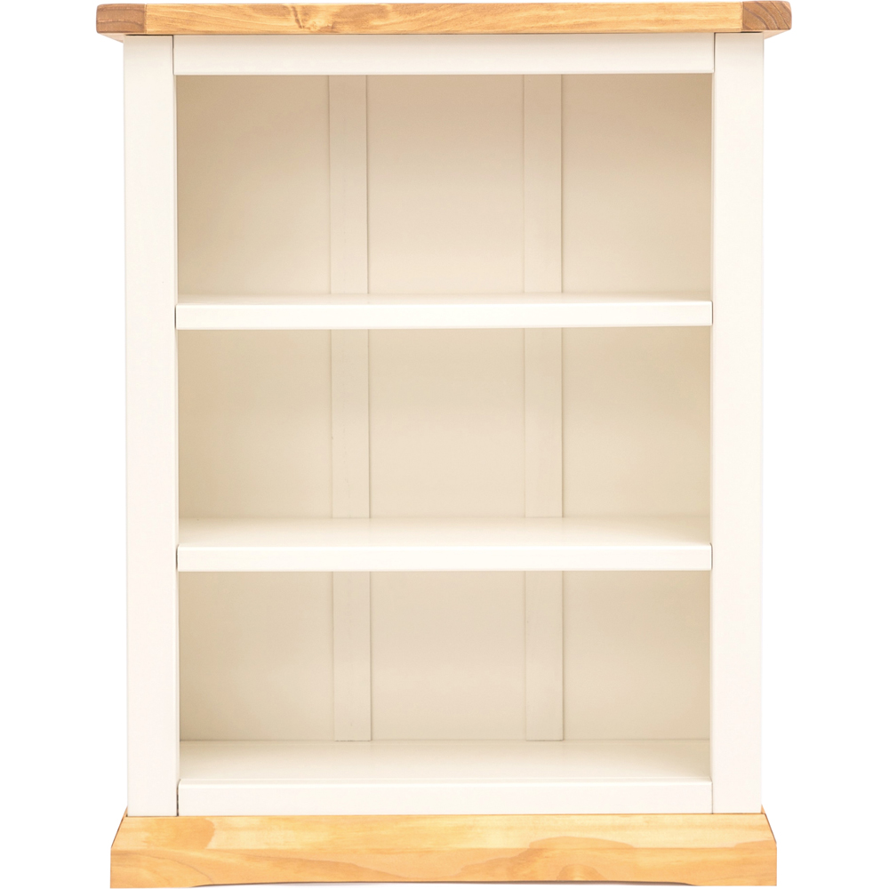 Trevi 3 Shelf Off White Bookcase Image 2