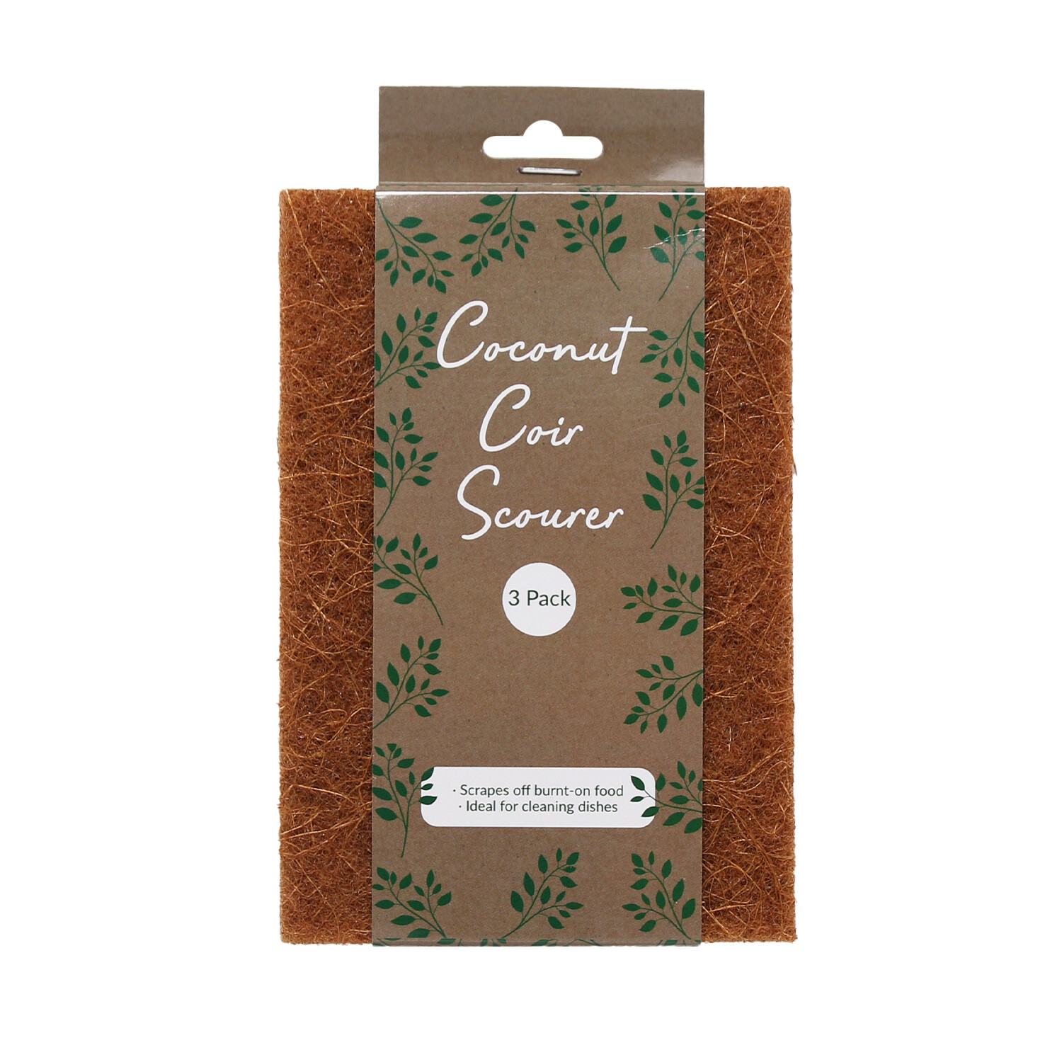 Pack of 3 Coconut Coir Scourers Image