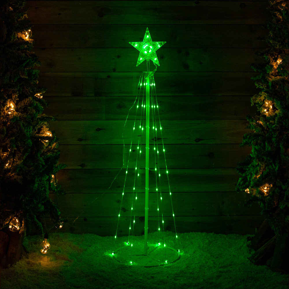 Samuel Alexander RGB LED Multi-Function Smart Christmas Cone Tree 6ft Image 6