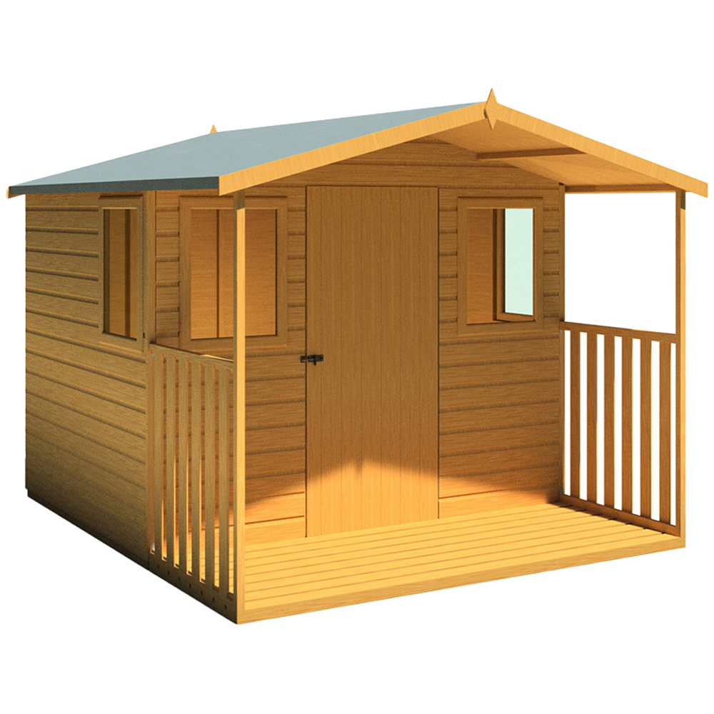 Shire Orkney 8 x 9ft Shiplap Apex Garden Shed Image 1