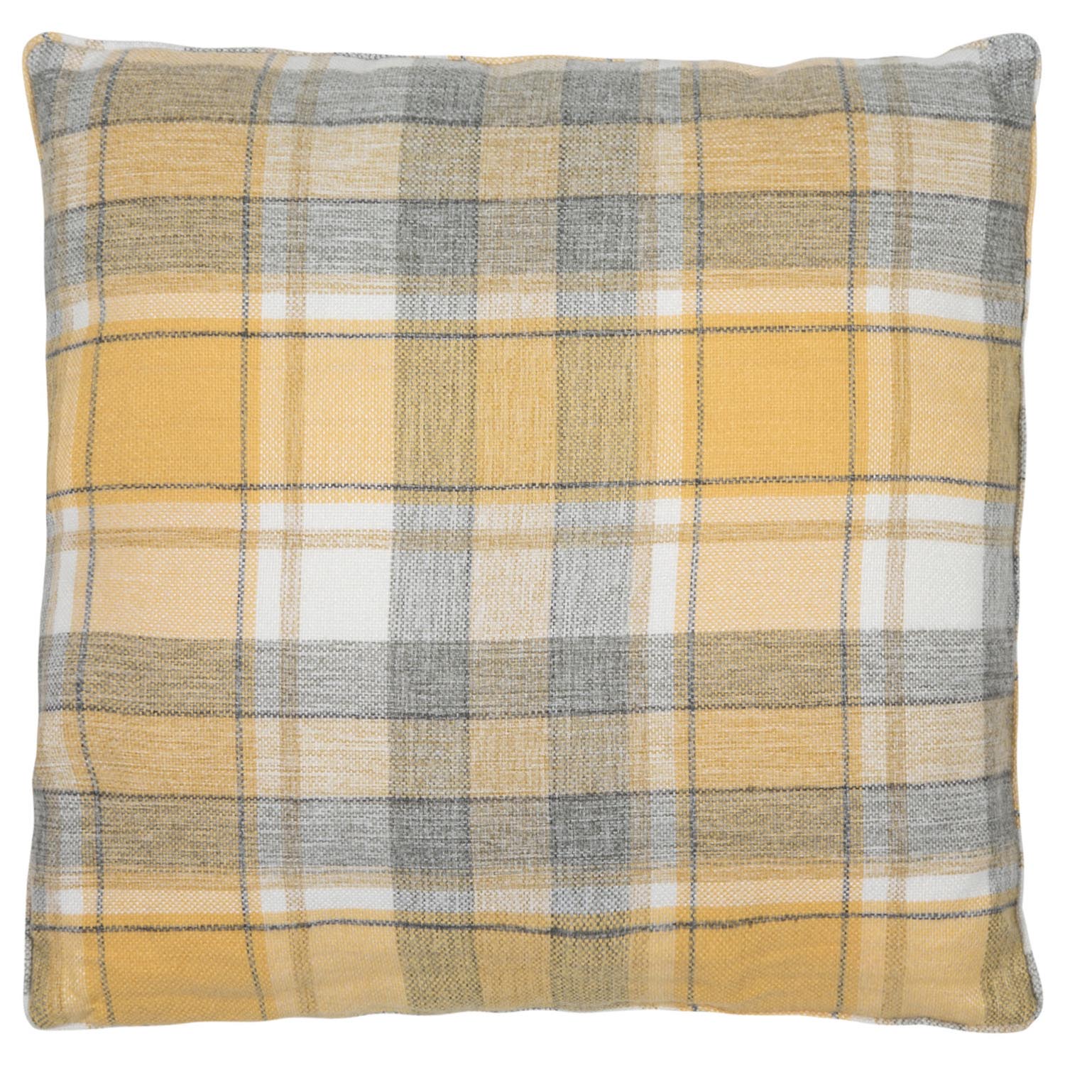 Divante Highbury Yellow Check Cushion 45cm Image