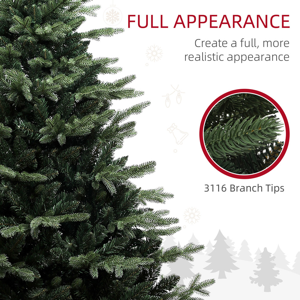 Everglow Green Artificial Spurce Christmas Tree 7ft Image 6