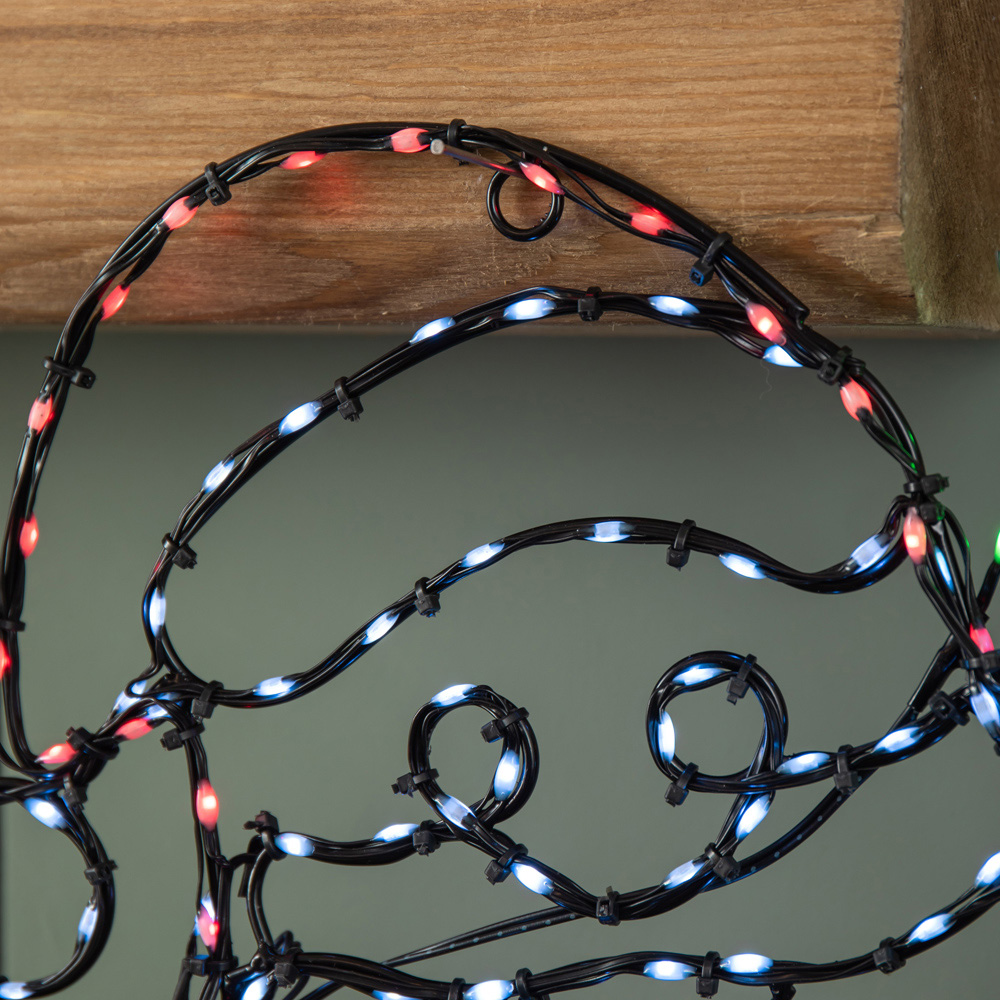 Samuel Alexander Multicolour LED FlexiBrights Light Up Santa Christmas Decoration Image 7