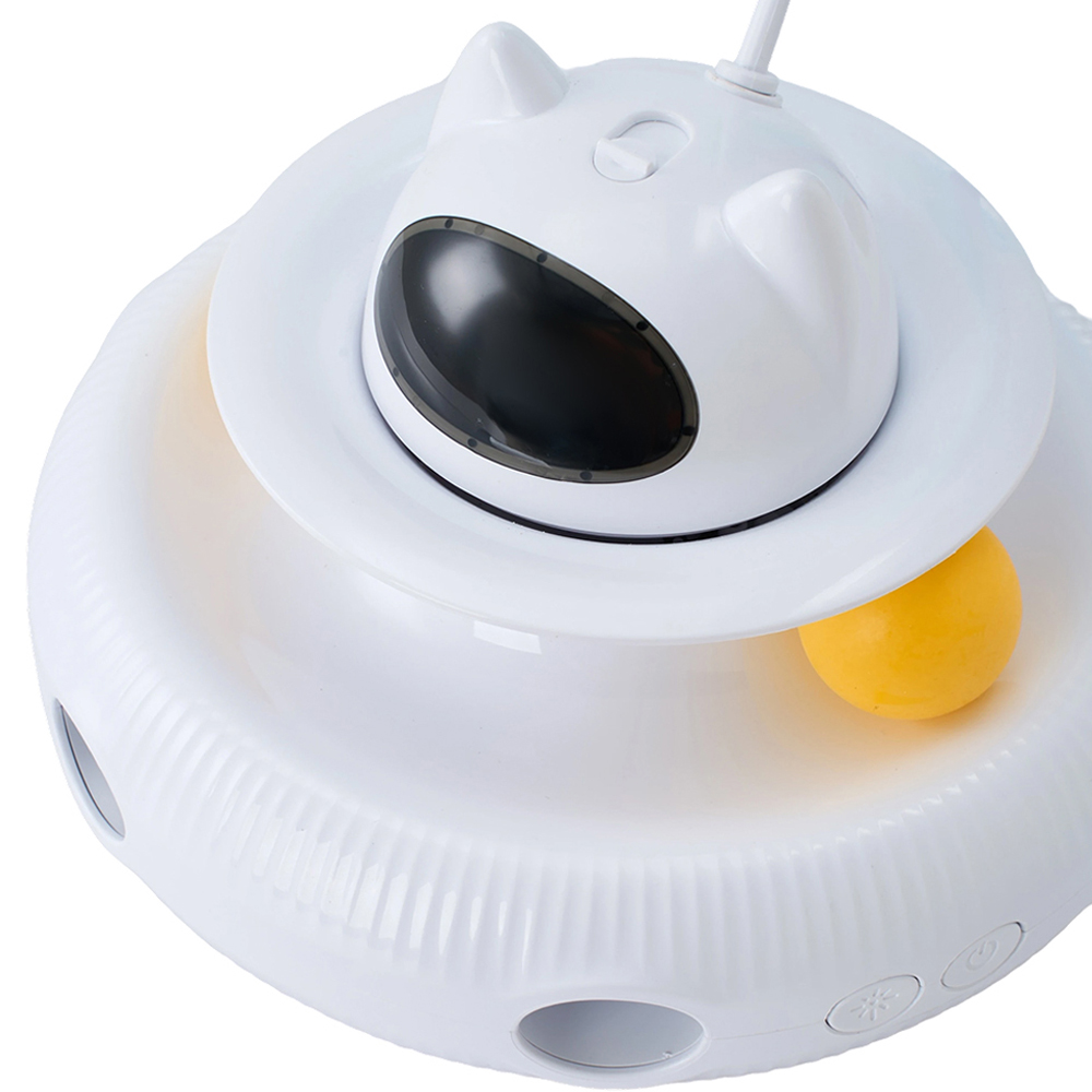 H&O Direct 4-in-1 Rechargeable Multi-Function Electronic Automatic Interactive Cat Toy Image 5