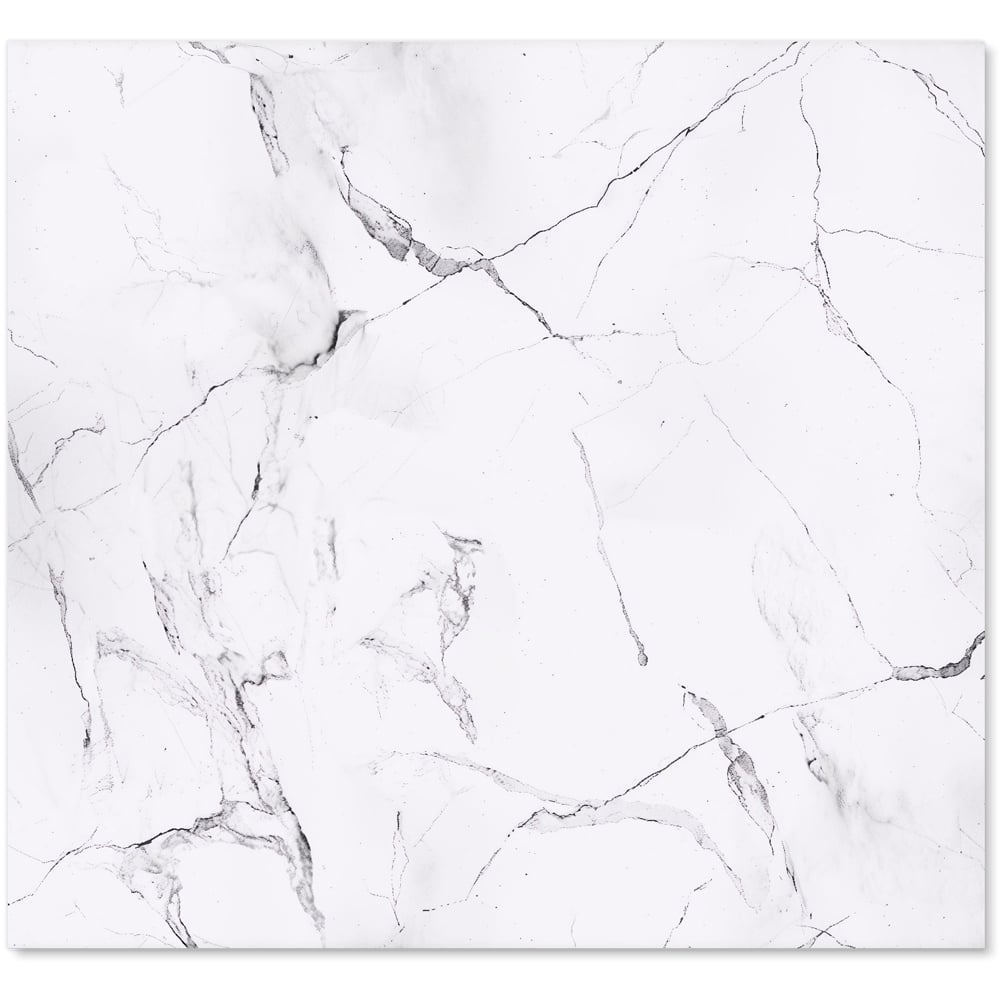 Warren Reed Designer White Marble Effect Kitchen Splashback 65 x 70cm Image 2