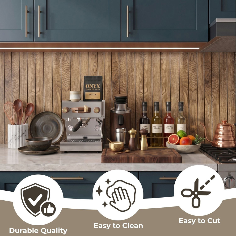 Walplus Rustic Pine Wood Grain Texture Wall Sticker 260 x 40cm Image 5