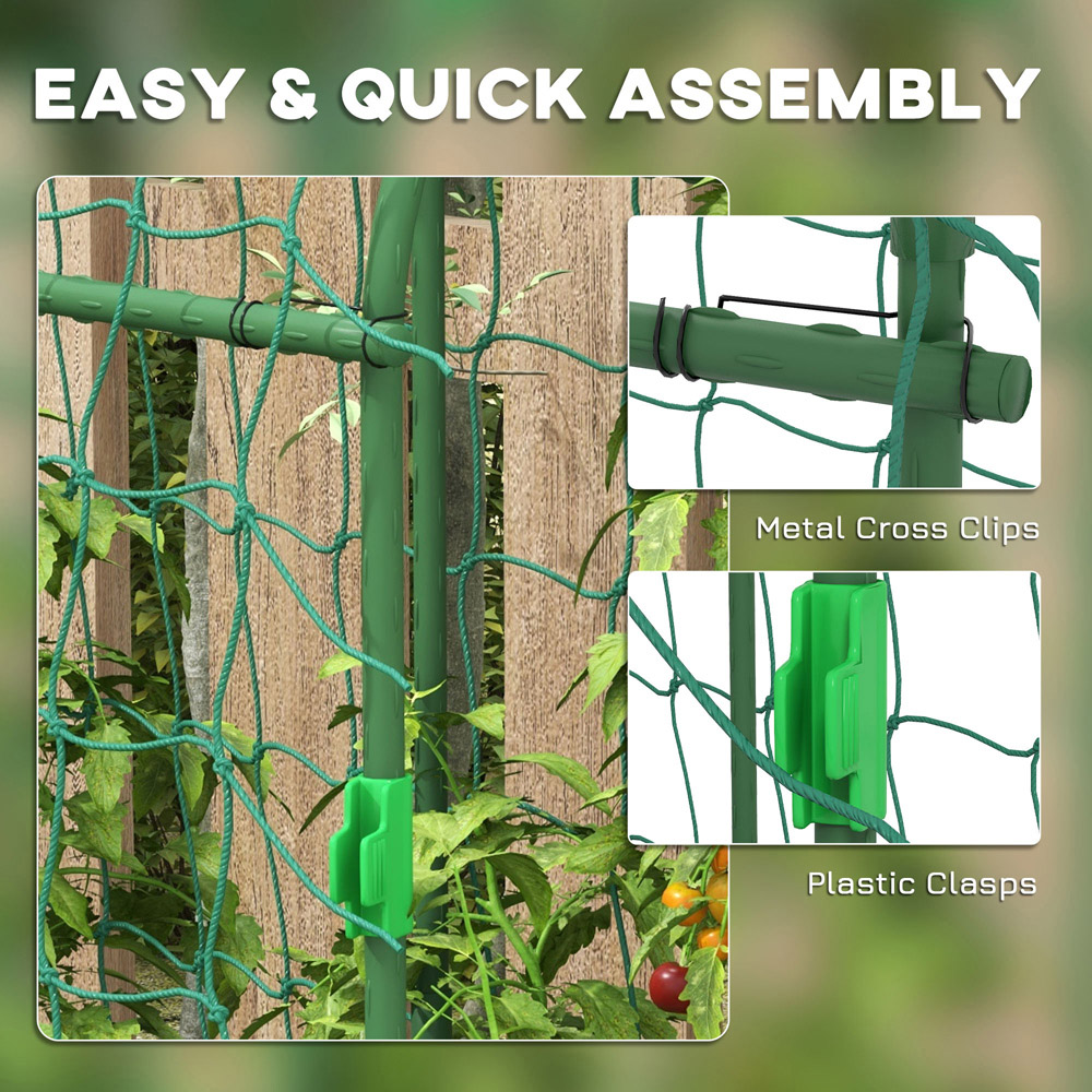 Outsunny 6 x 5.9ft Garden Trellis Image 5