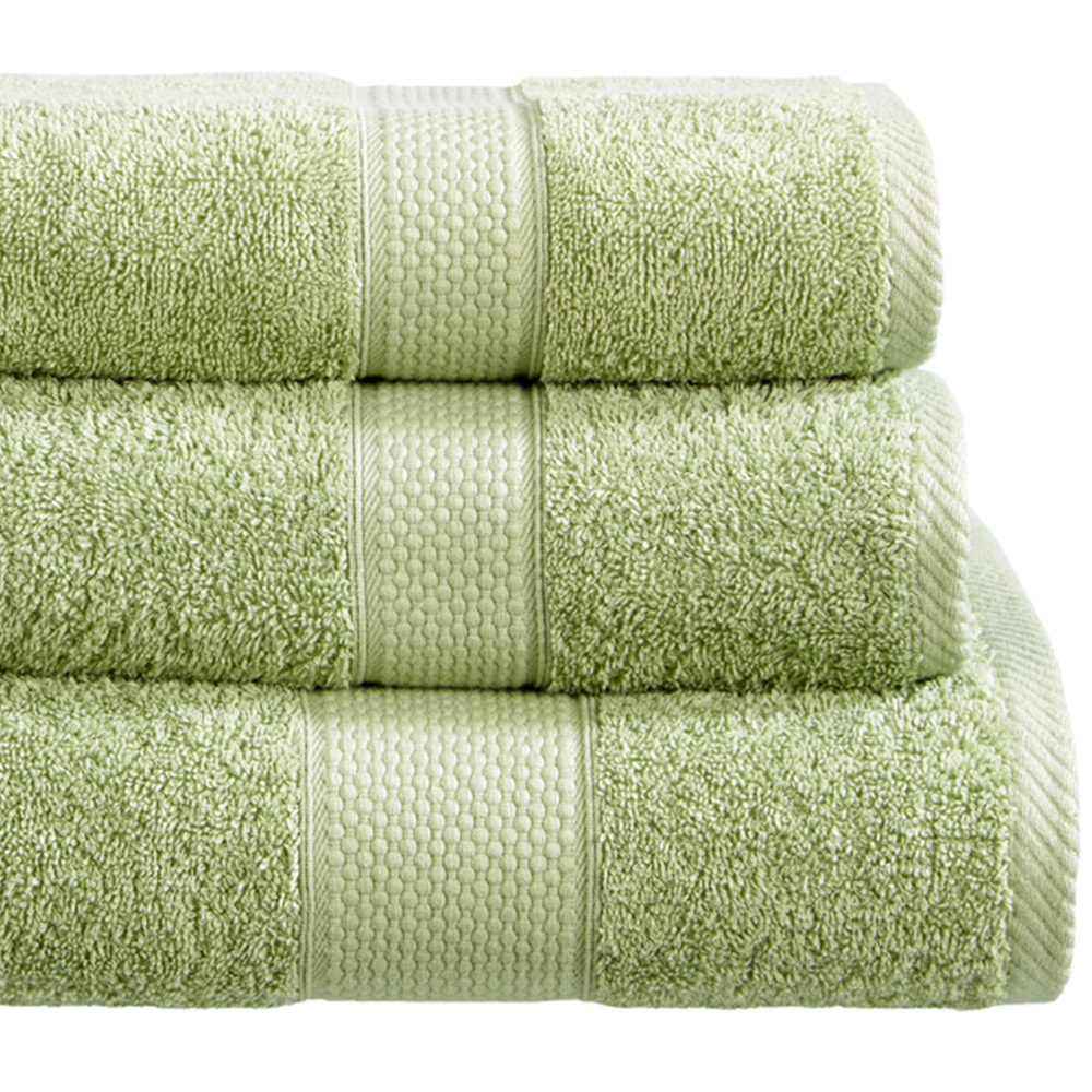 Imperial Ringspun Combed Cotton Sage Extra Large Jumbo Turkish Bath Sheet Image 2