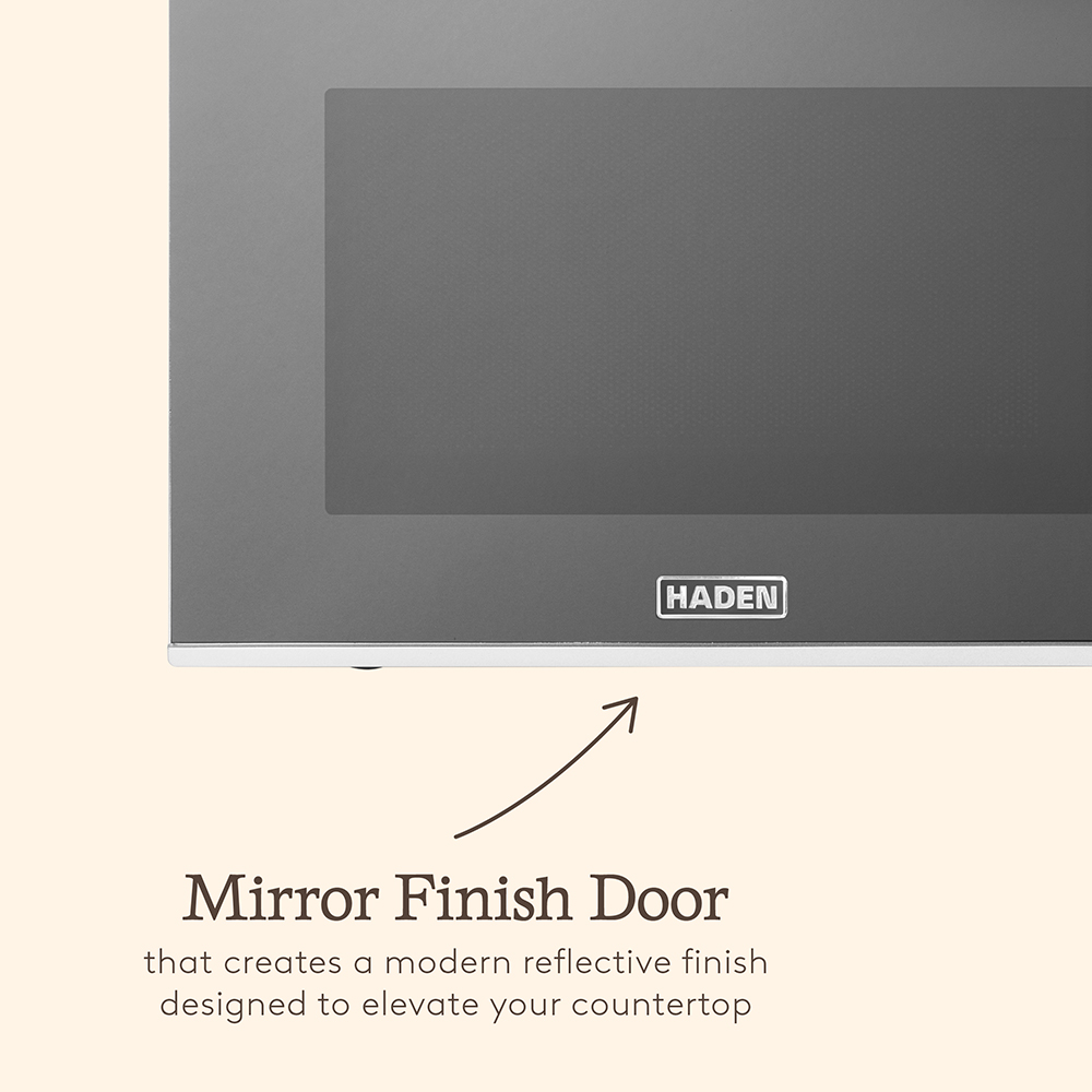 Haden 214676 Silver 20L Touch Control Microwave 800W Image 5