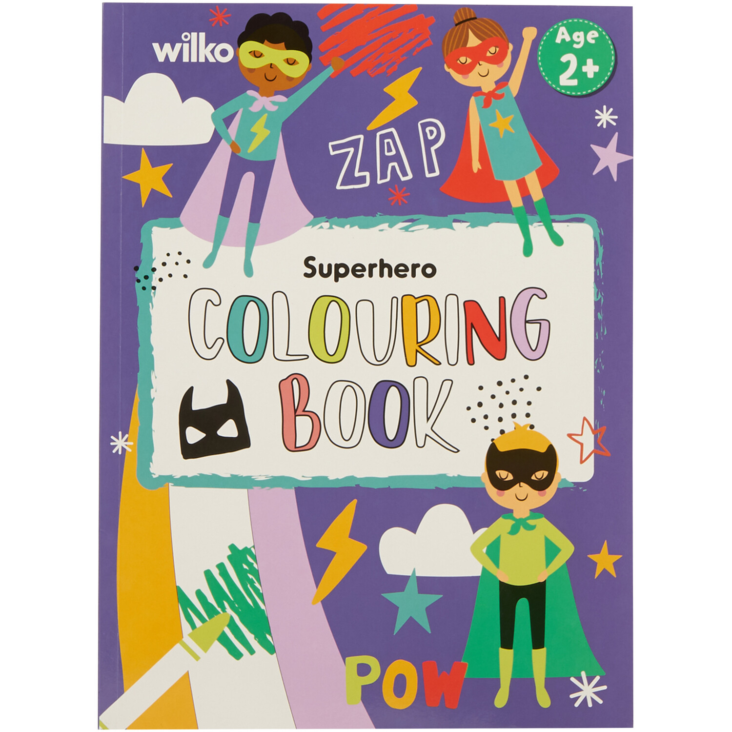 Superhero Colouring Book Image 1