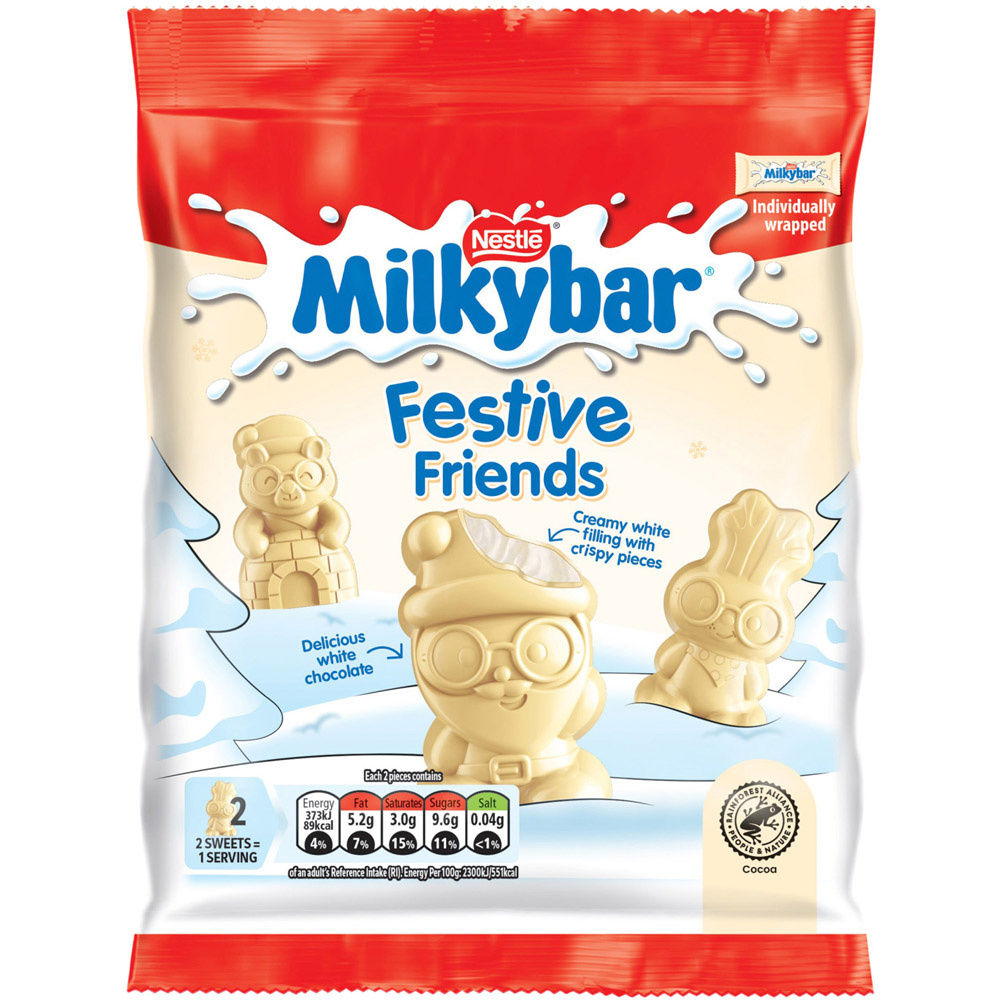 Milkybar Festive Friends 57g Image 1