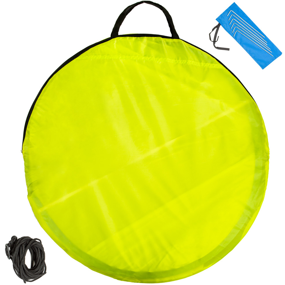 tectake Blue and Yellow Beach Tent Jasmin Image 3