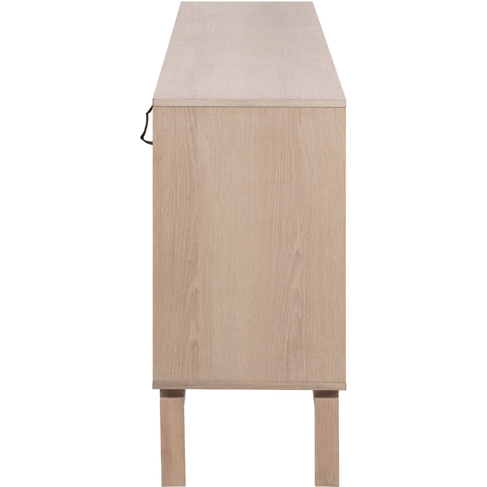 Florence Linley 4 Door White Oak Sideboard Image 5