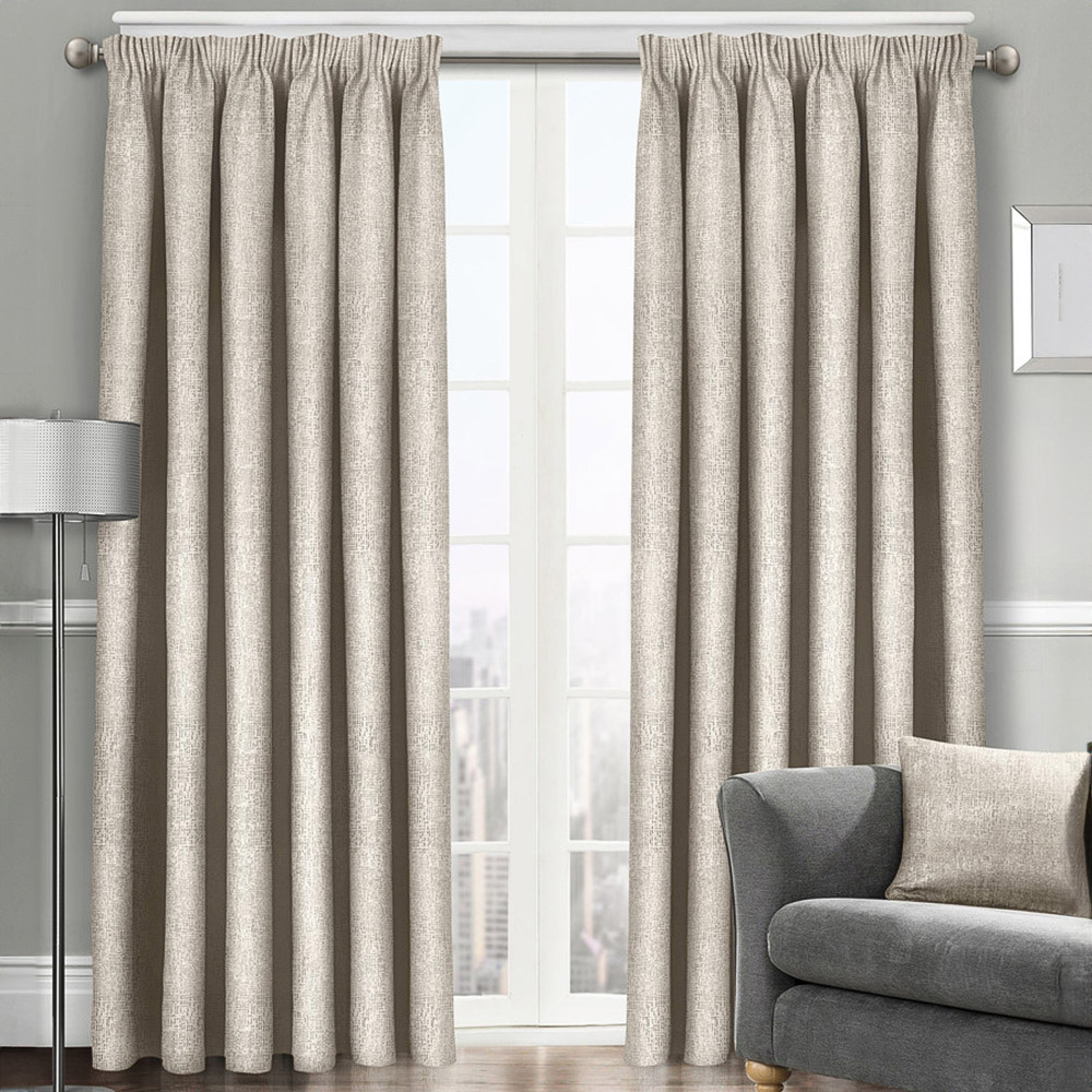 Velosso Westwood Cream Curtains 117 x 137cm Image 1