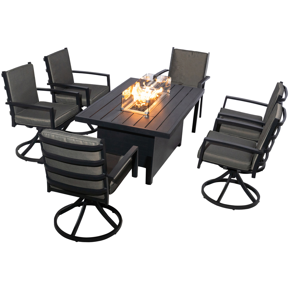 Furniture One 6 Seater Aluminium Garden Dining Set Image 2